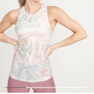 NWT Old Navy Active Tie Dye Racerback Tank